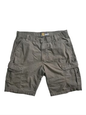 Carhartt Mens Force Broxton Cargo Shorts Size 38 Olive Cargo Outdoor Workwear